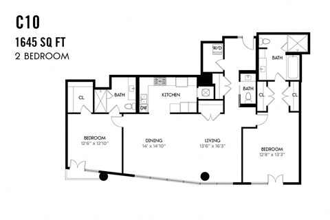 Two Bedroom C10 Apex The One